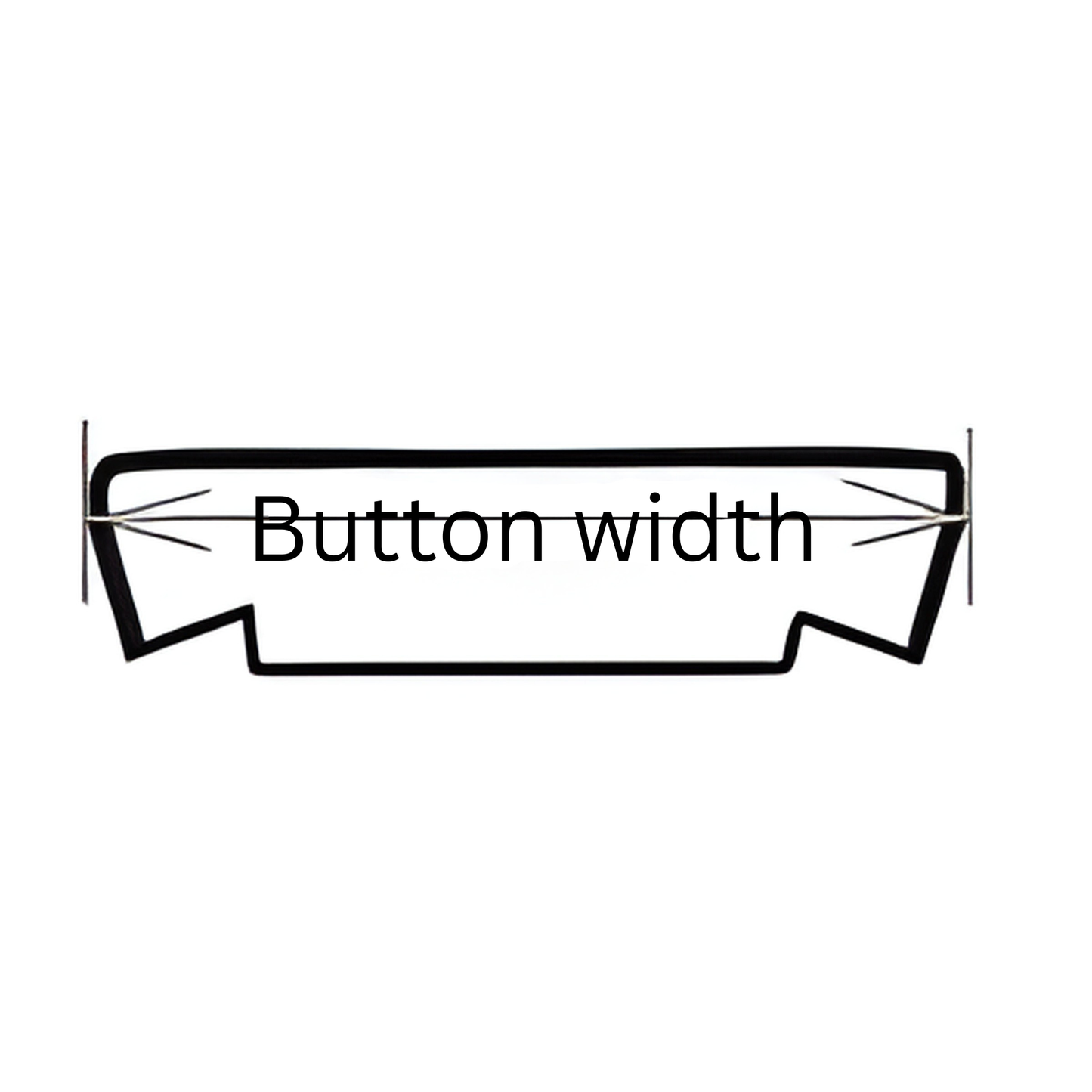 Button Set Flat Tops #904