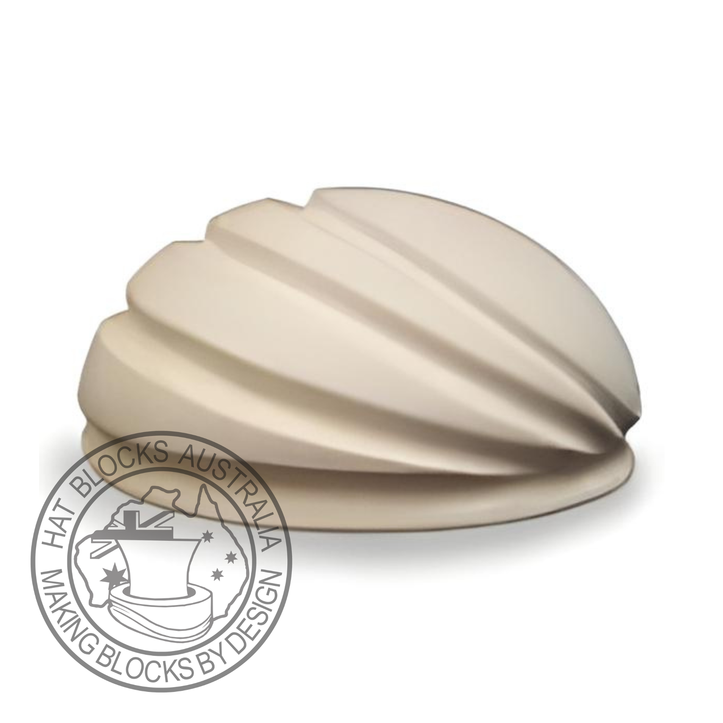 Four Groove Oval Fascinator Block #1125