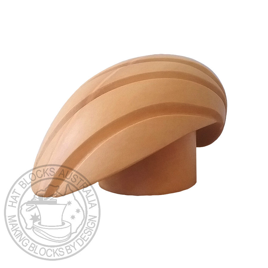 Isobel Long Groove Fascinator Block #1104