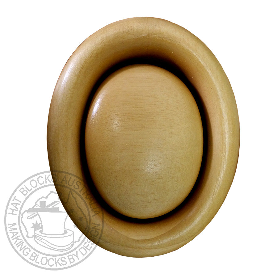 Sloped oval pillbox and ring set #1303