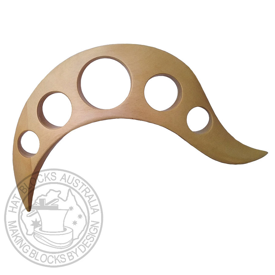 Hole-y Mohawk Fascinator Block #1203