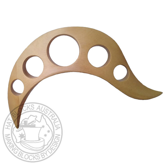 Hole-y Mohawk Fascinator Block #1203