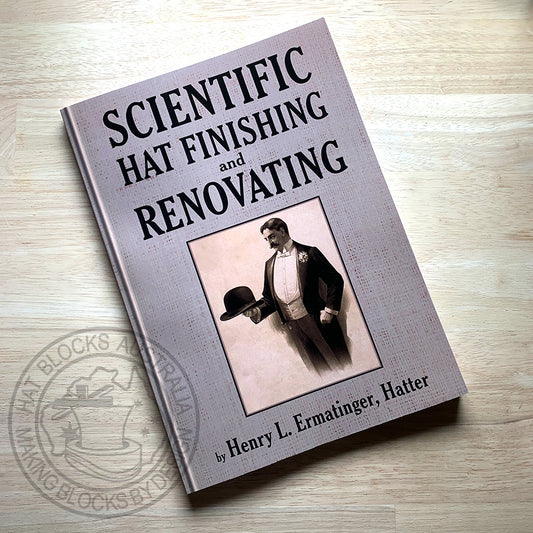 Scientific hat finishing and renovating book #1729
