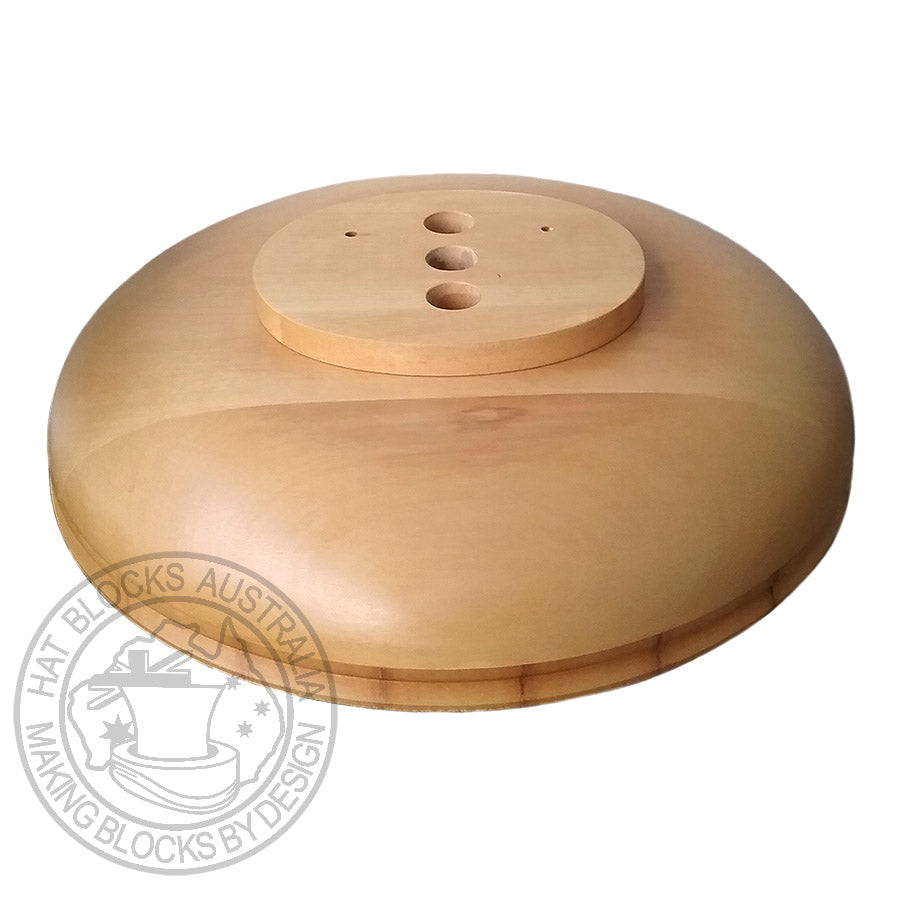 Domed Cartwheel Downturn #504 Brim with flat top