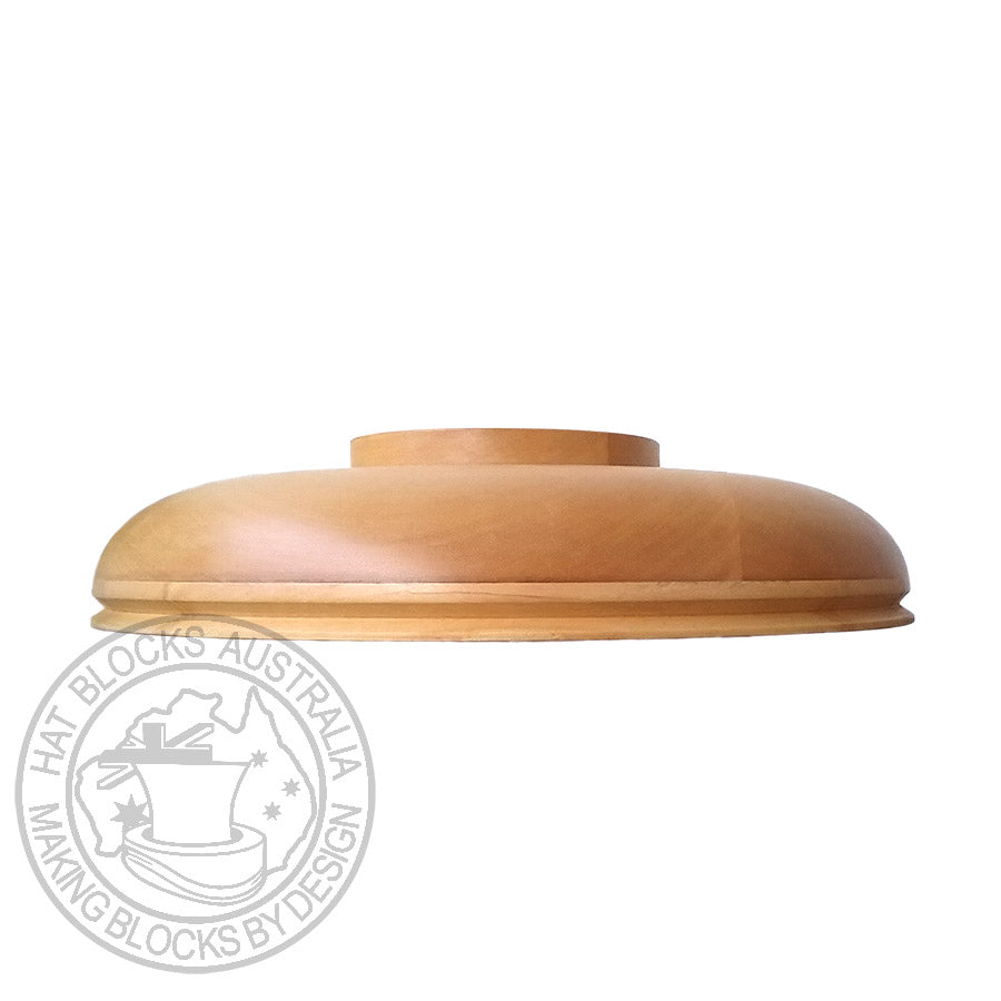 Domed Cartwheel Downturn #504 Brim with flat top