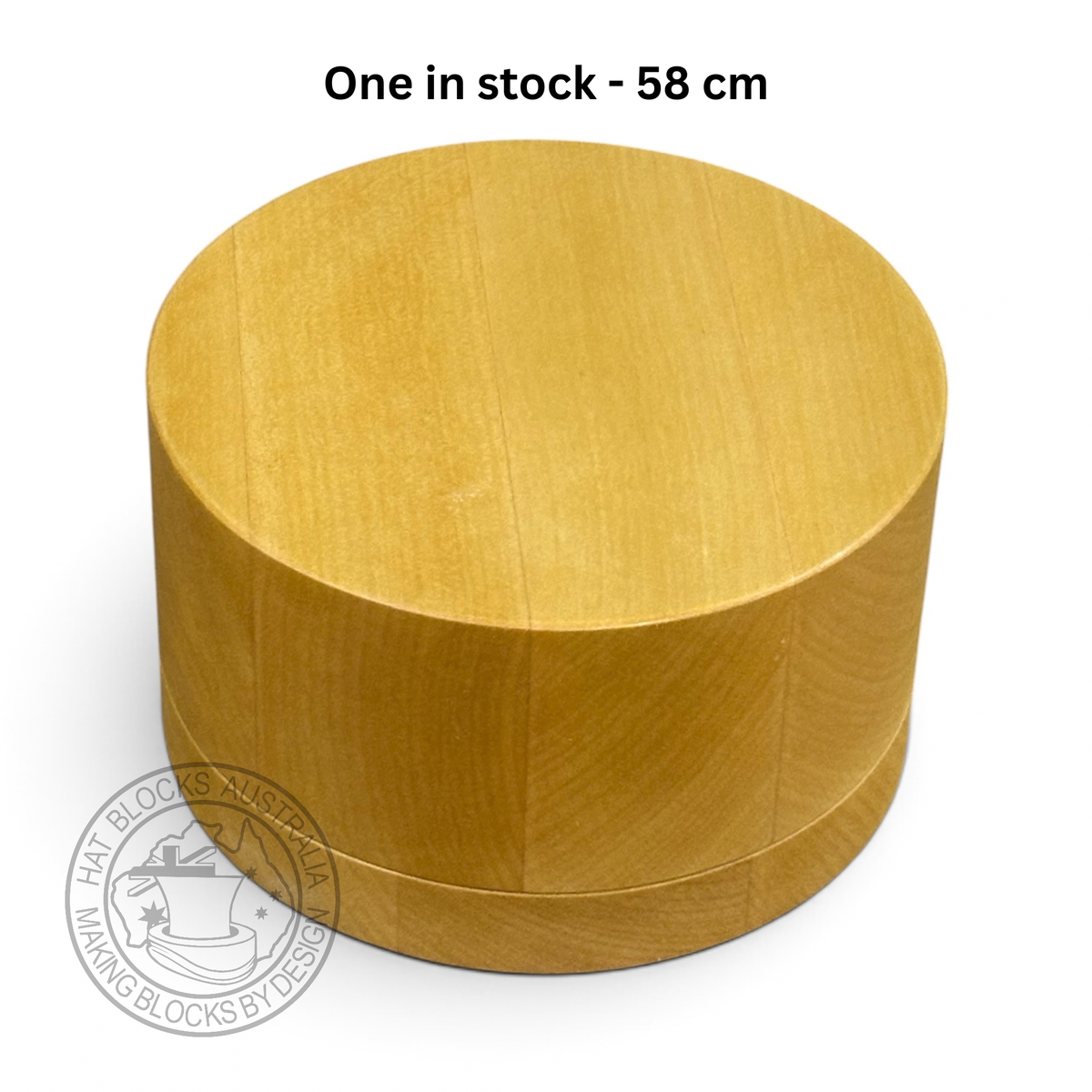 Circular Boater crown and collar #138 STOCK 58cm