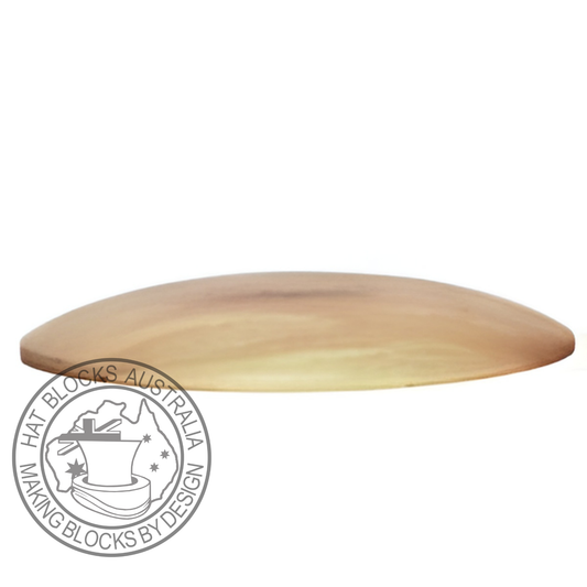 Shallow dome cartwheel brim #HA07 Hat Academy