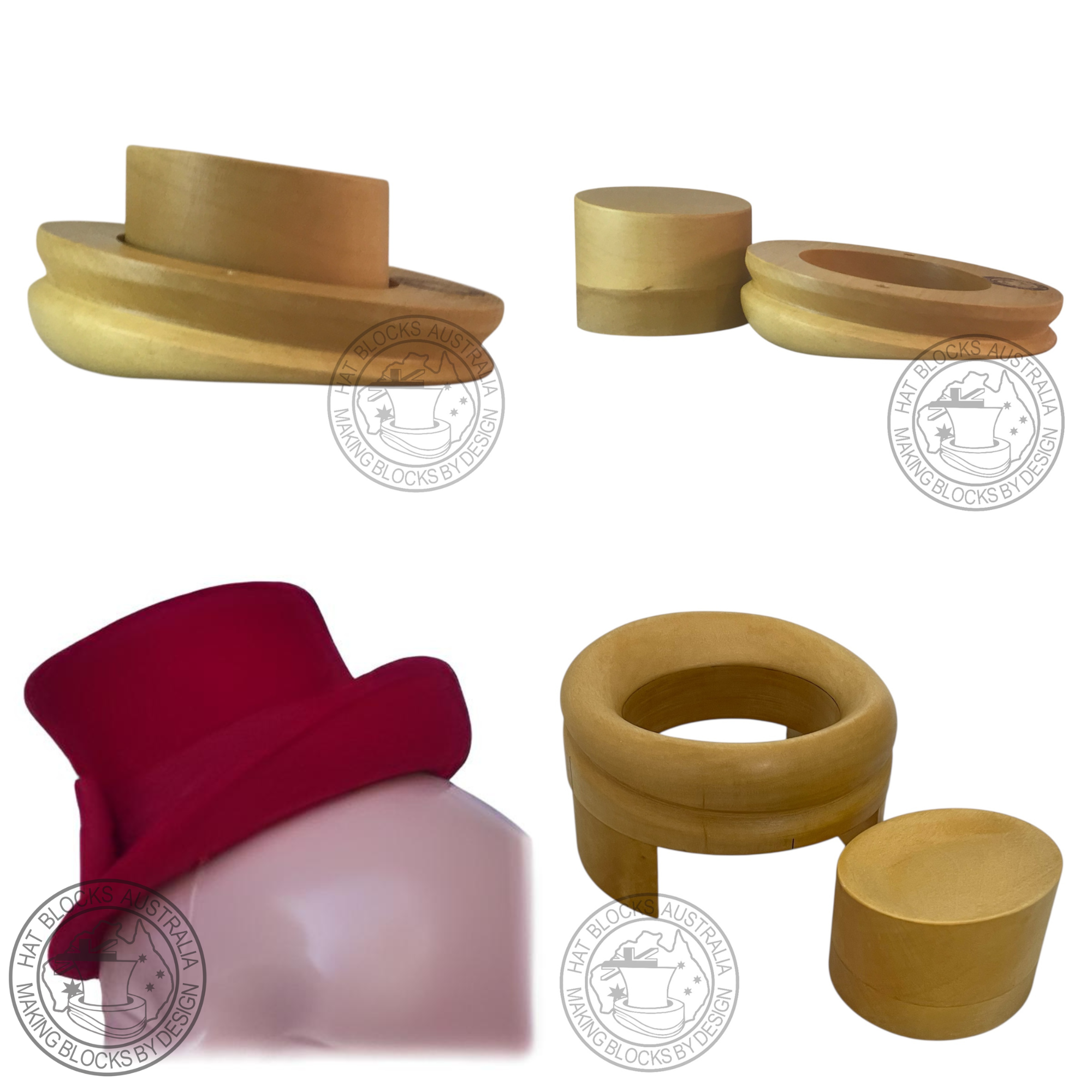 Cocktail Top Hat Set #SET310 – Hat Blocks Australia