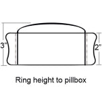 Pillbox Ring #1322