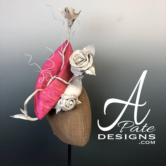 Priscilla & Ring Fascinator Block #1226