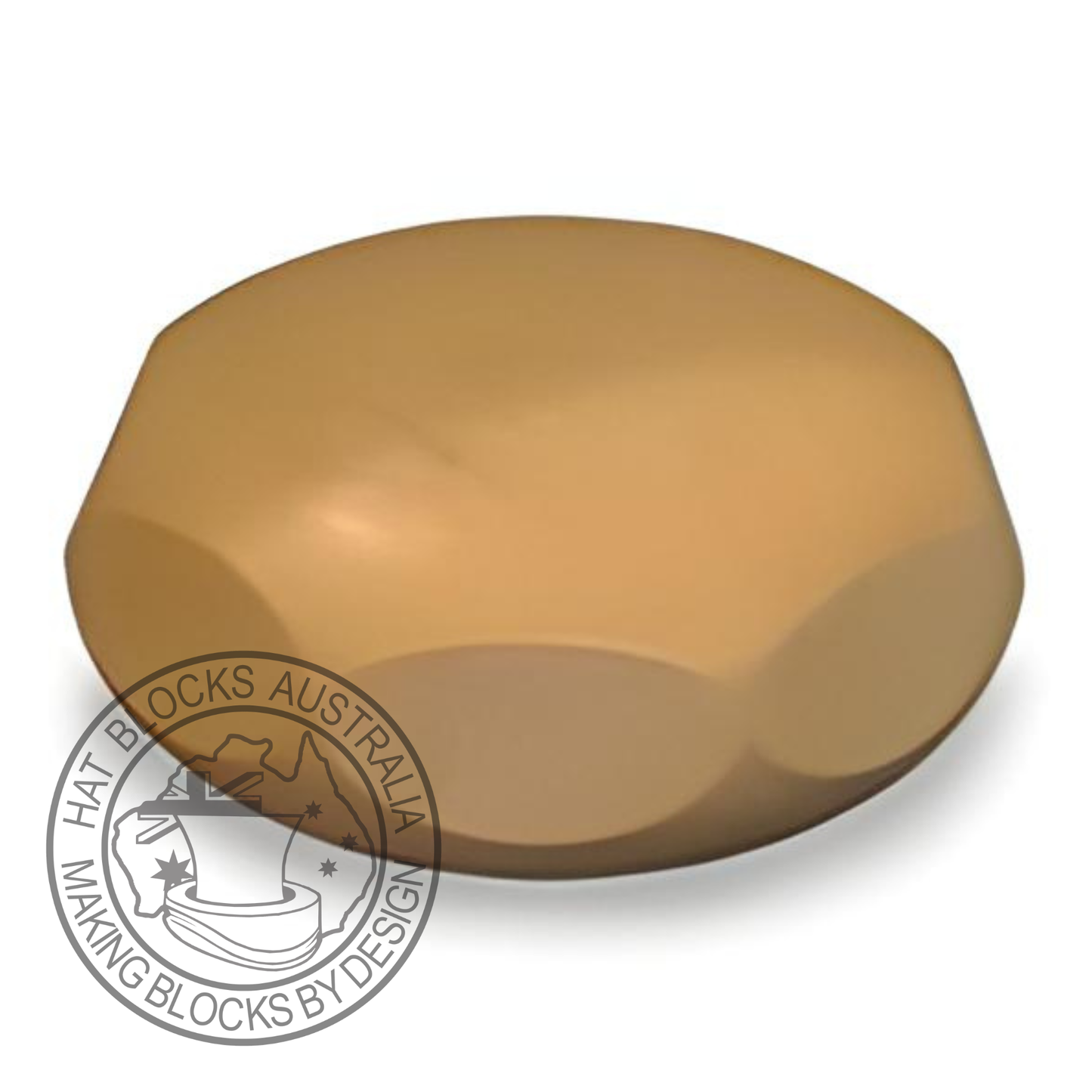 7" Octobutton Fascinator Block #908