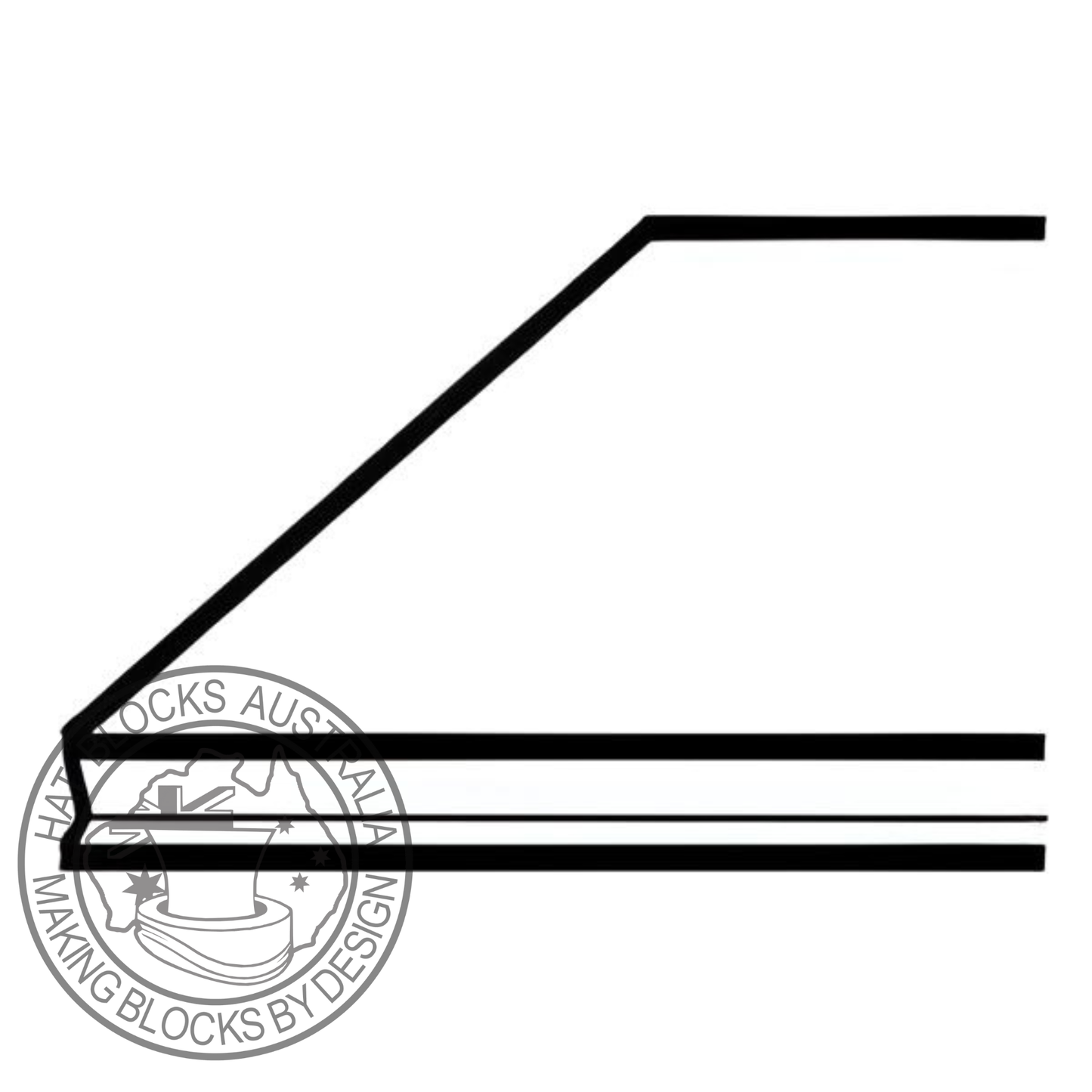 Steep Cartwheel (cloche) brim #602